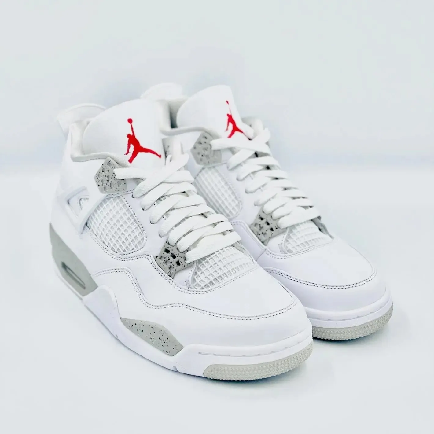 Classic White Oreo Jordan 4 Retro Sneakers - Premium Design