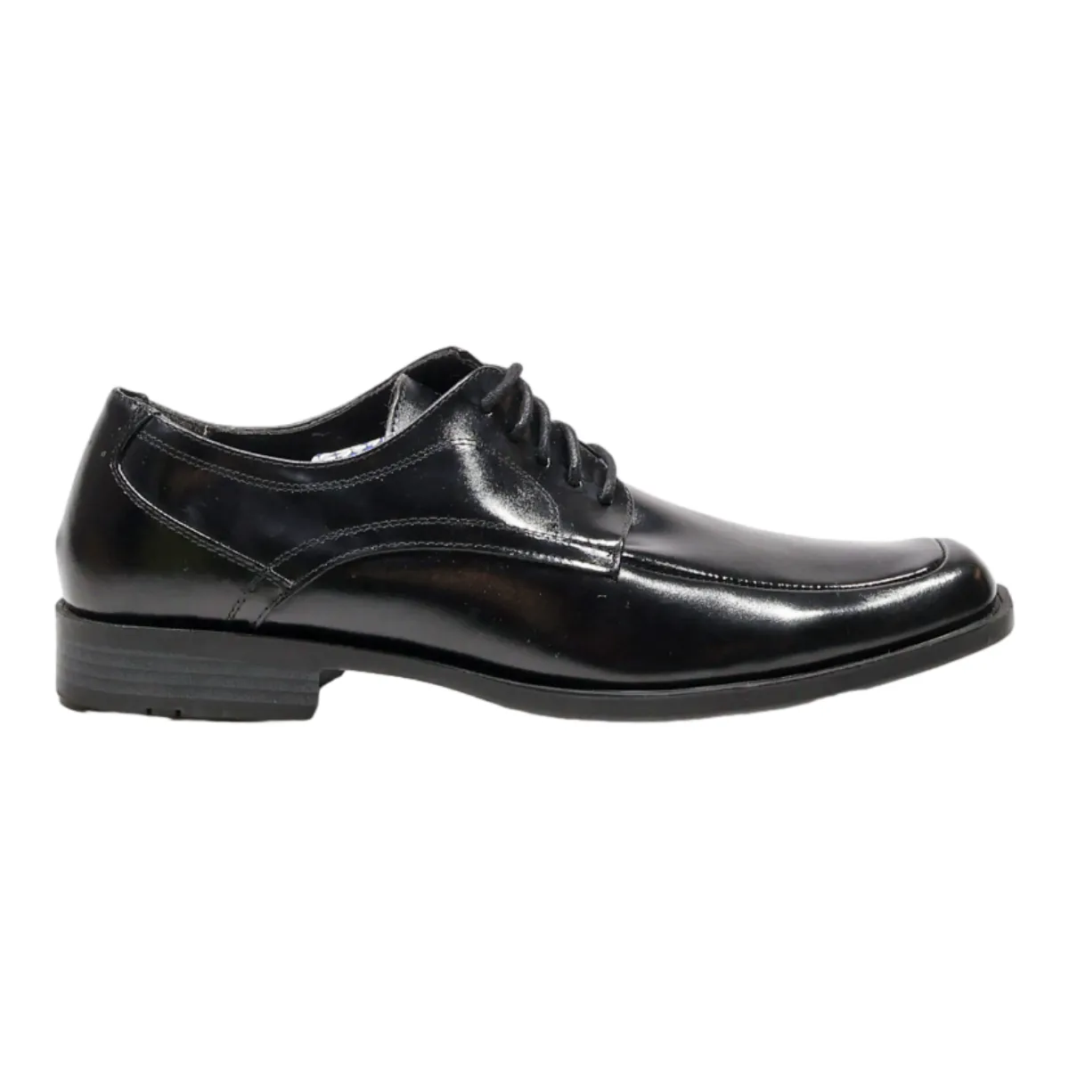 STACY ADAMS Oxford Shoes Black Leather Mens UK 8.5