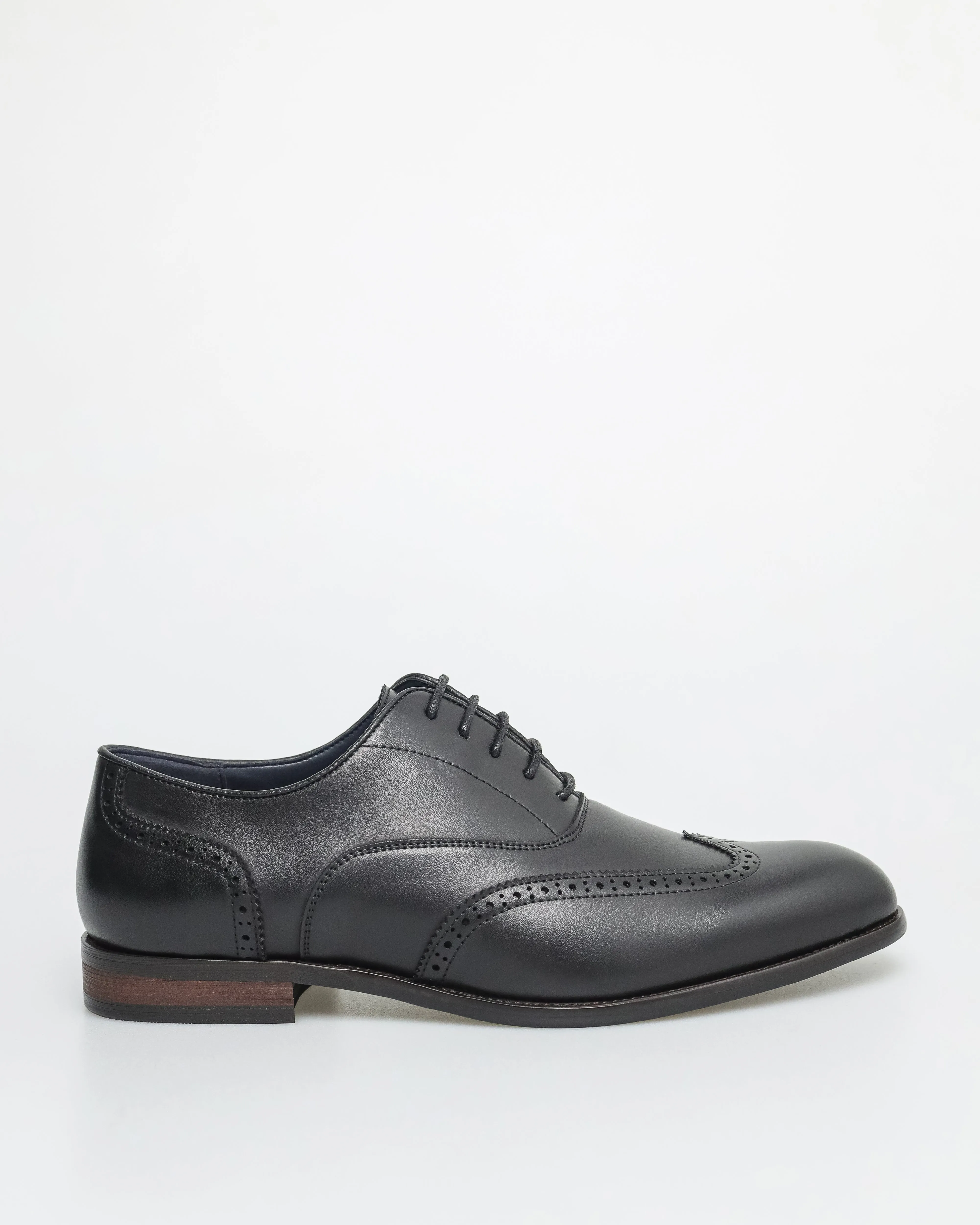 Tomaz F401 Men's Brogue Toe Oxford (Black)